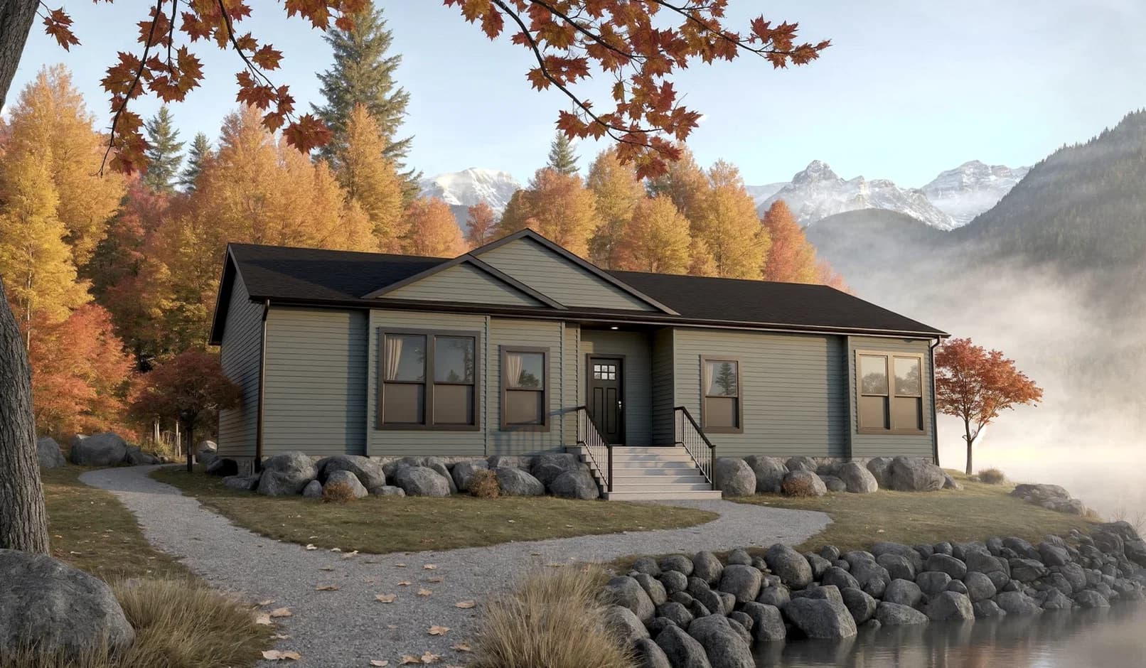 Emerald sky hero, elevation, and exterior home features