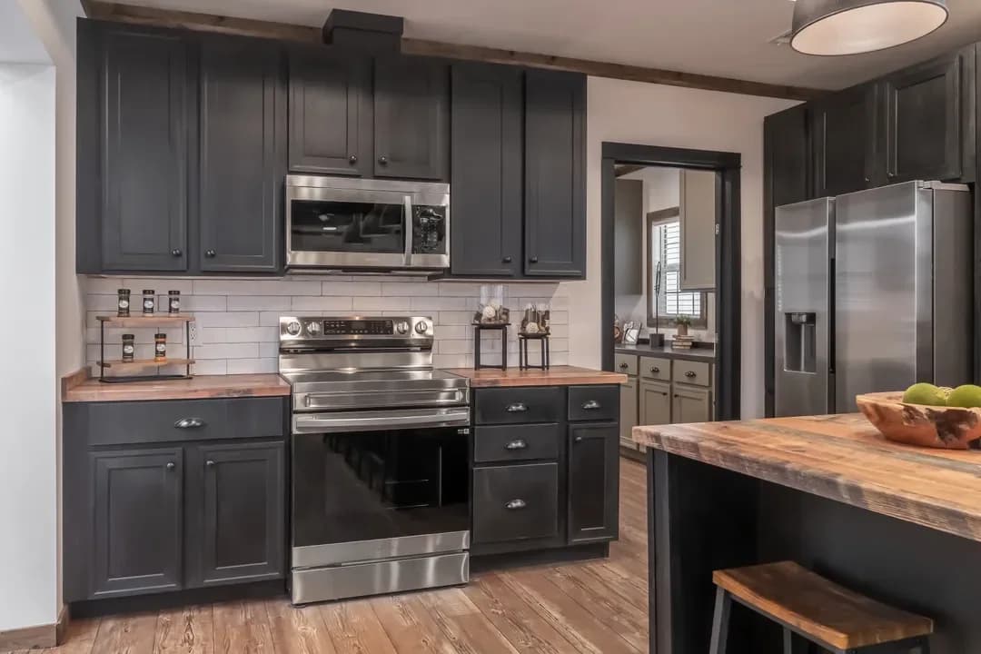 The mill house kitchen home features