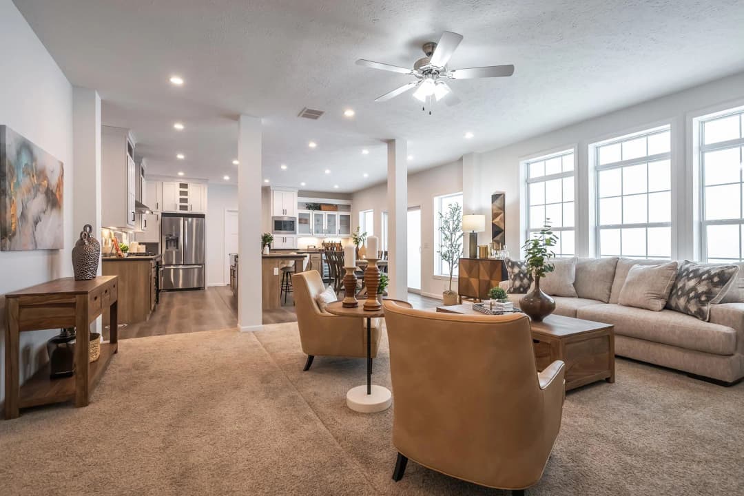 Big sky interior home features