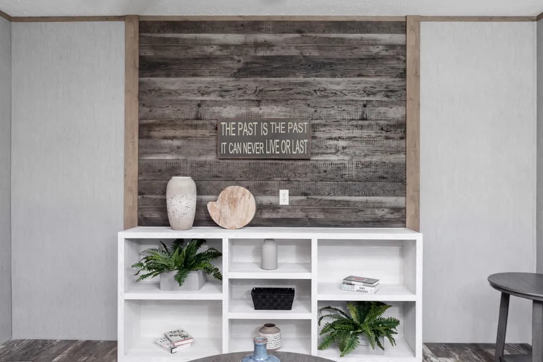 The morris interior home features
