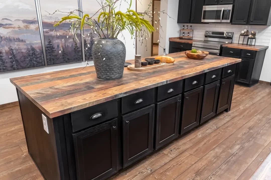 The mill house kitchen home features