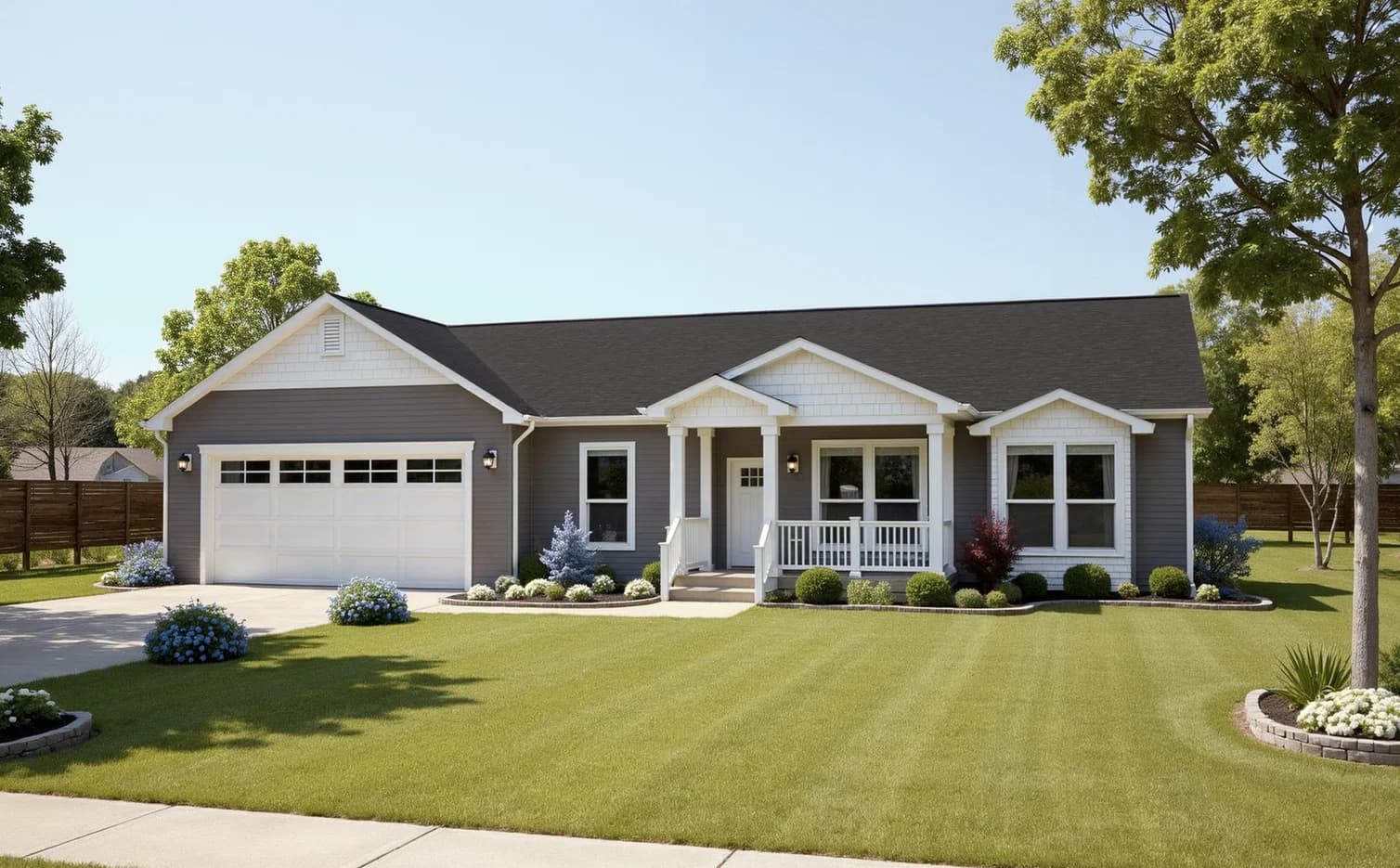 Clinton hero, elevation, and exterior home features