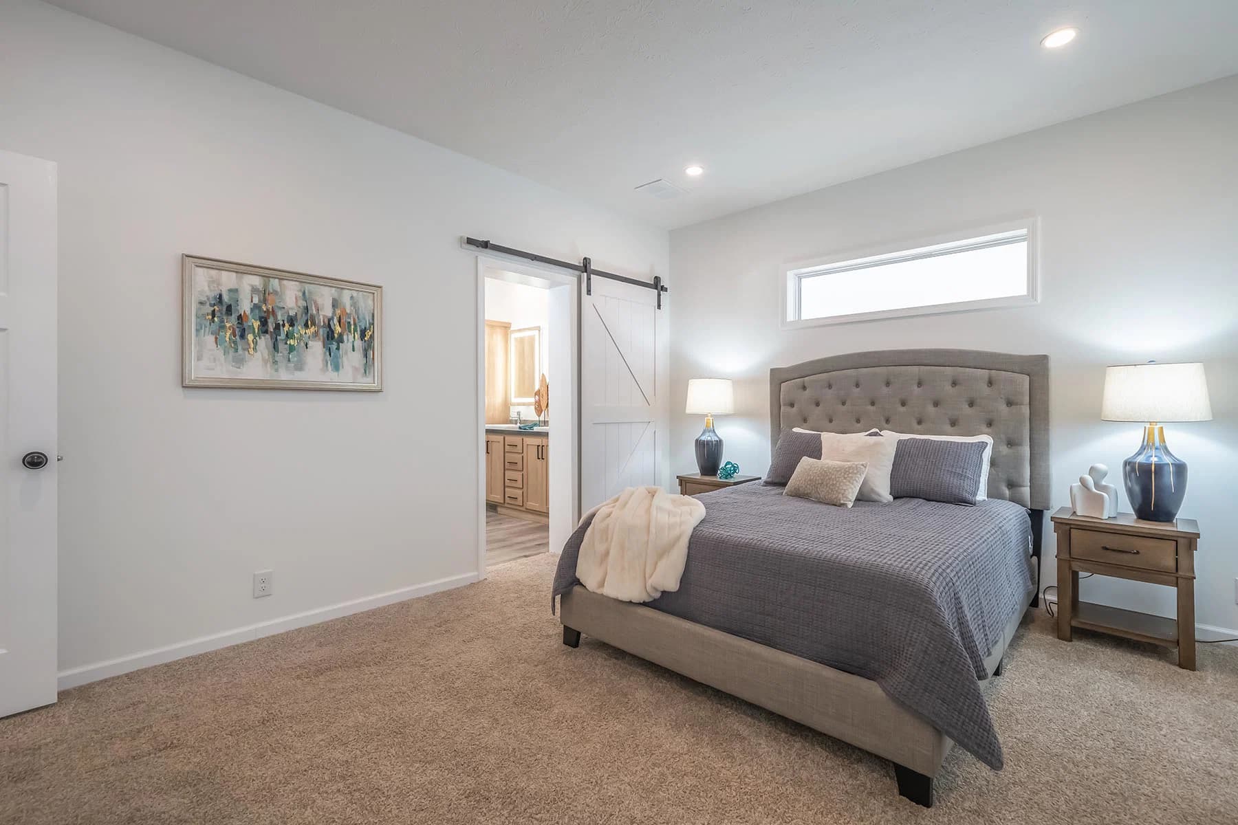 Big sky bedroom home features