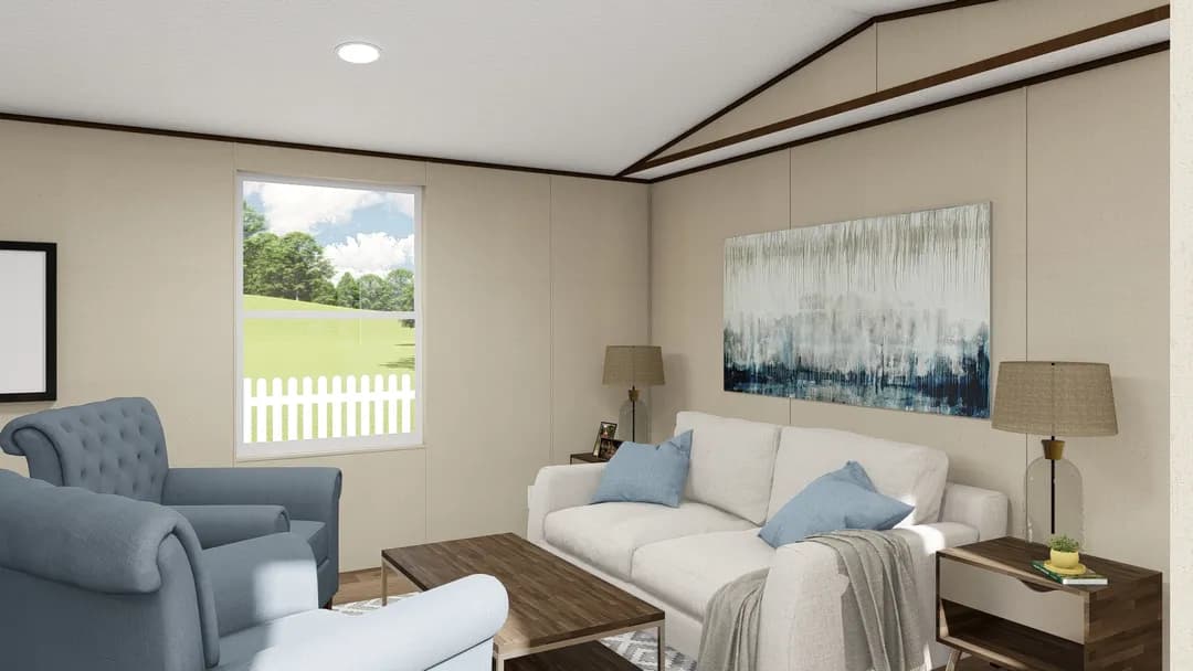 Grand interior home features