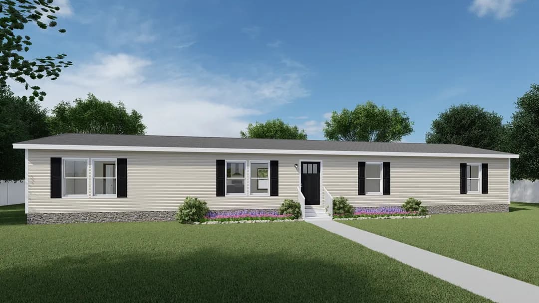Ambition elevation and exterior home features