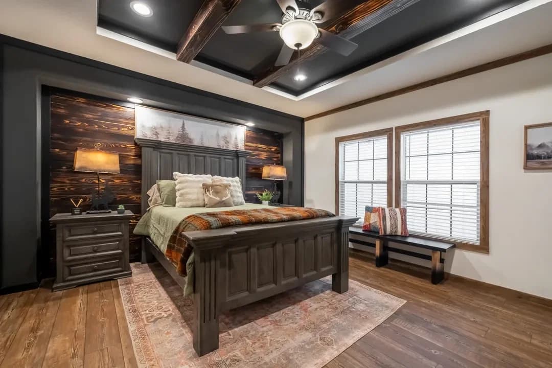 The mill house bedroom home features