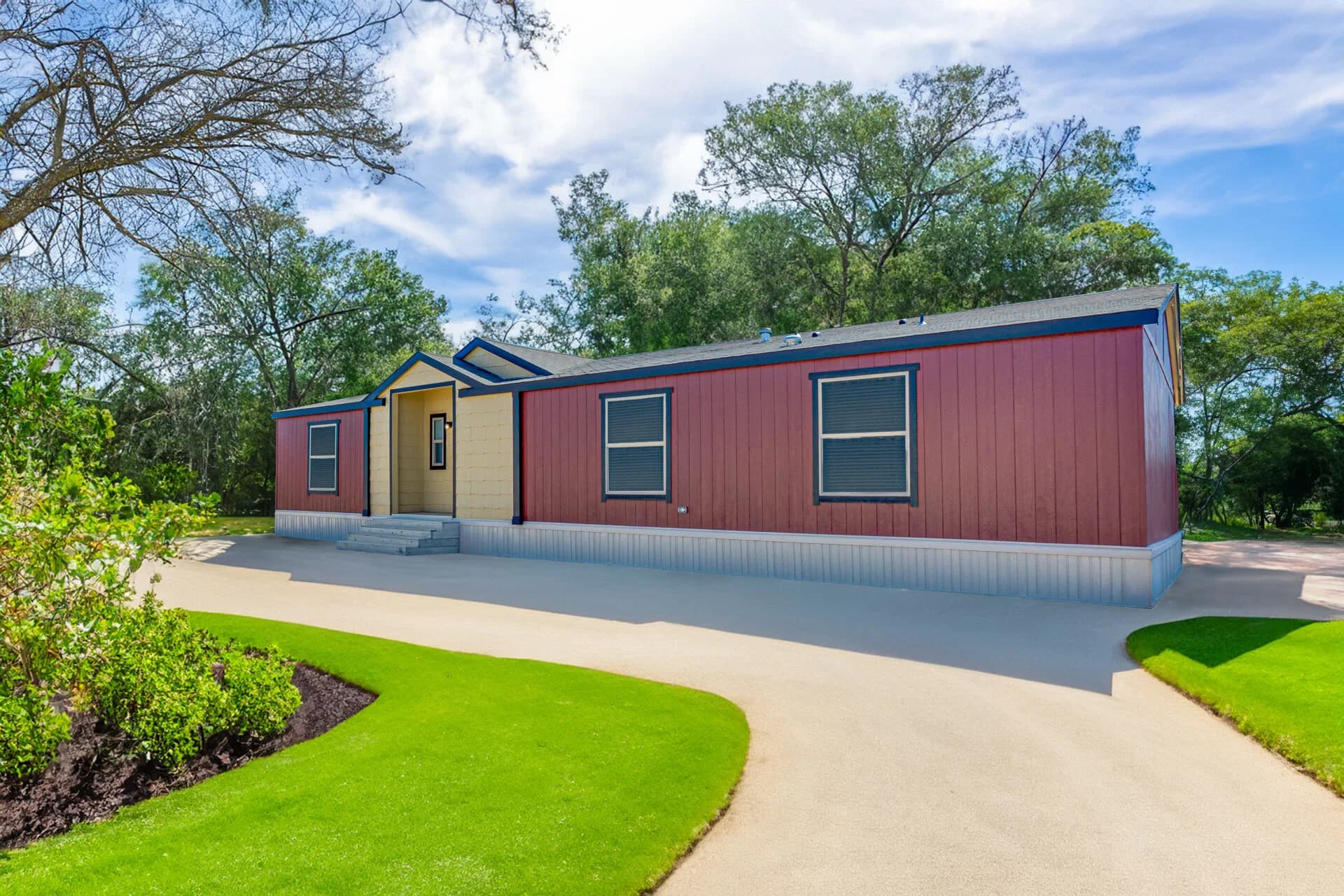 Classic c-3264-32c elevation and exterior home features