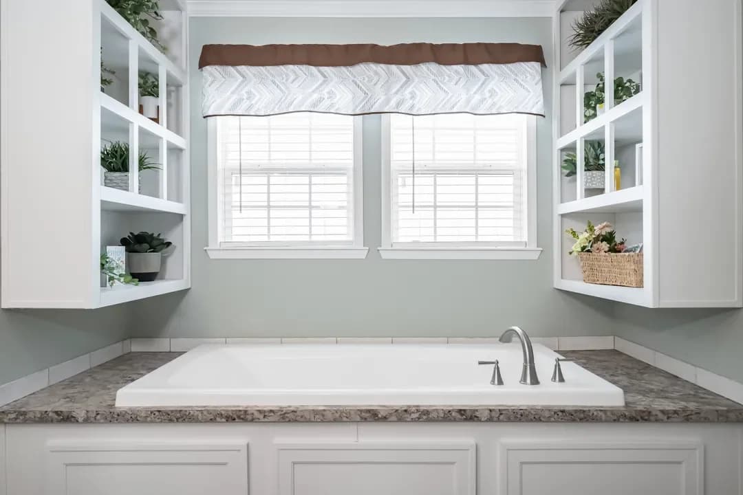The jefferson bathroom home features