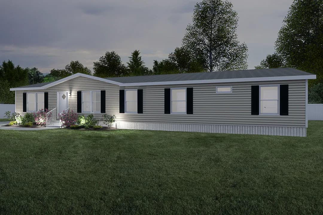 The bayside elevation and exterior home features