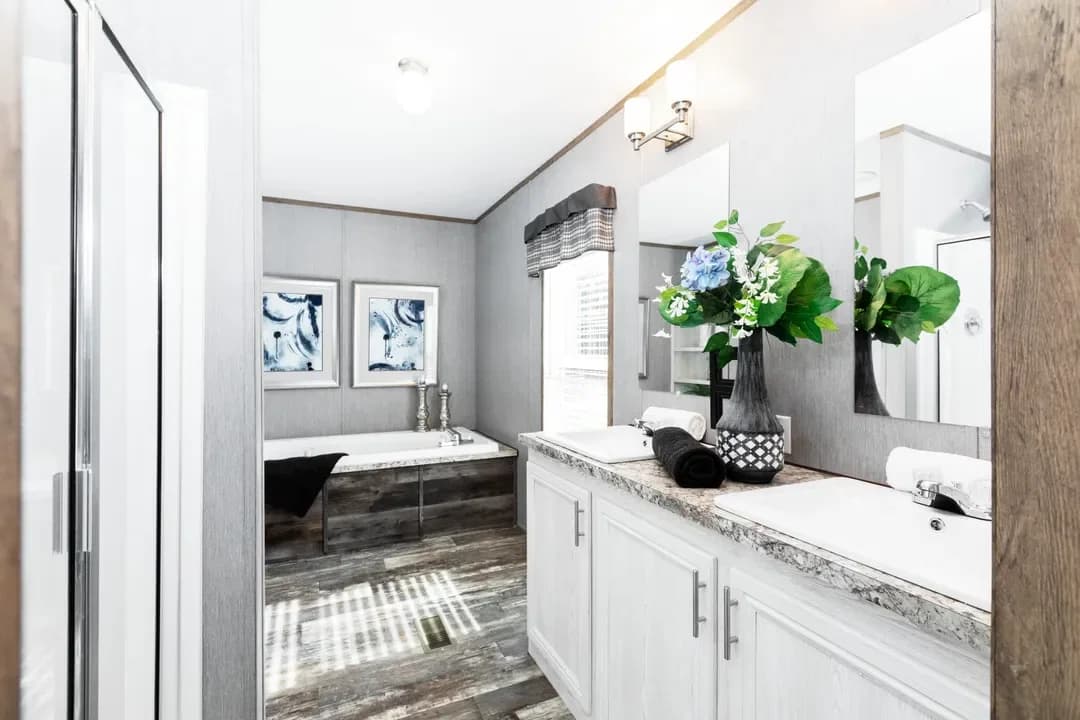 The morris bathroom home features