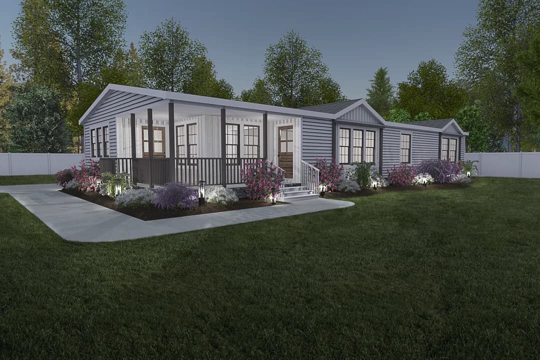 The lulamae elevation and exterior home features