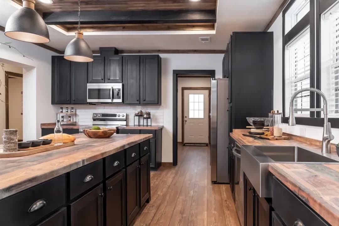 The mill house kitchen home features