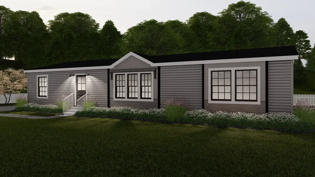 The avalyn elevation and exterior home features