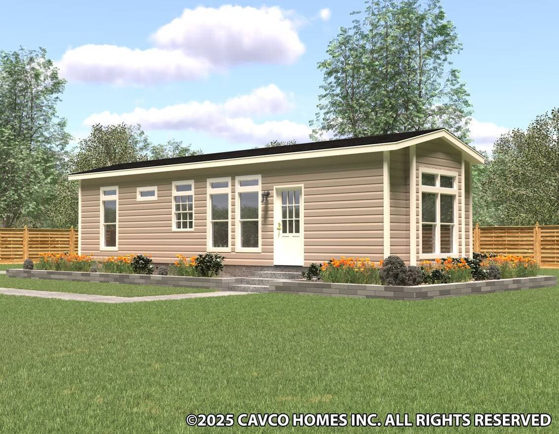 Falcon 13582e hero, elevation, and exterior home features