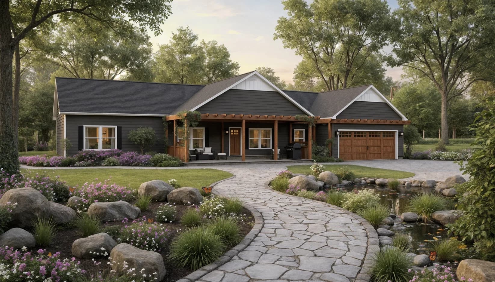 Daniel hero, elevation, and exterior home features