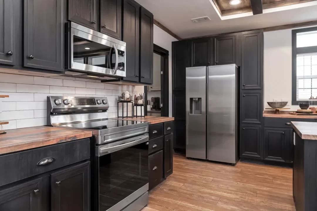 The mill house kitchen home features