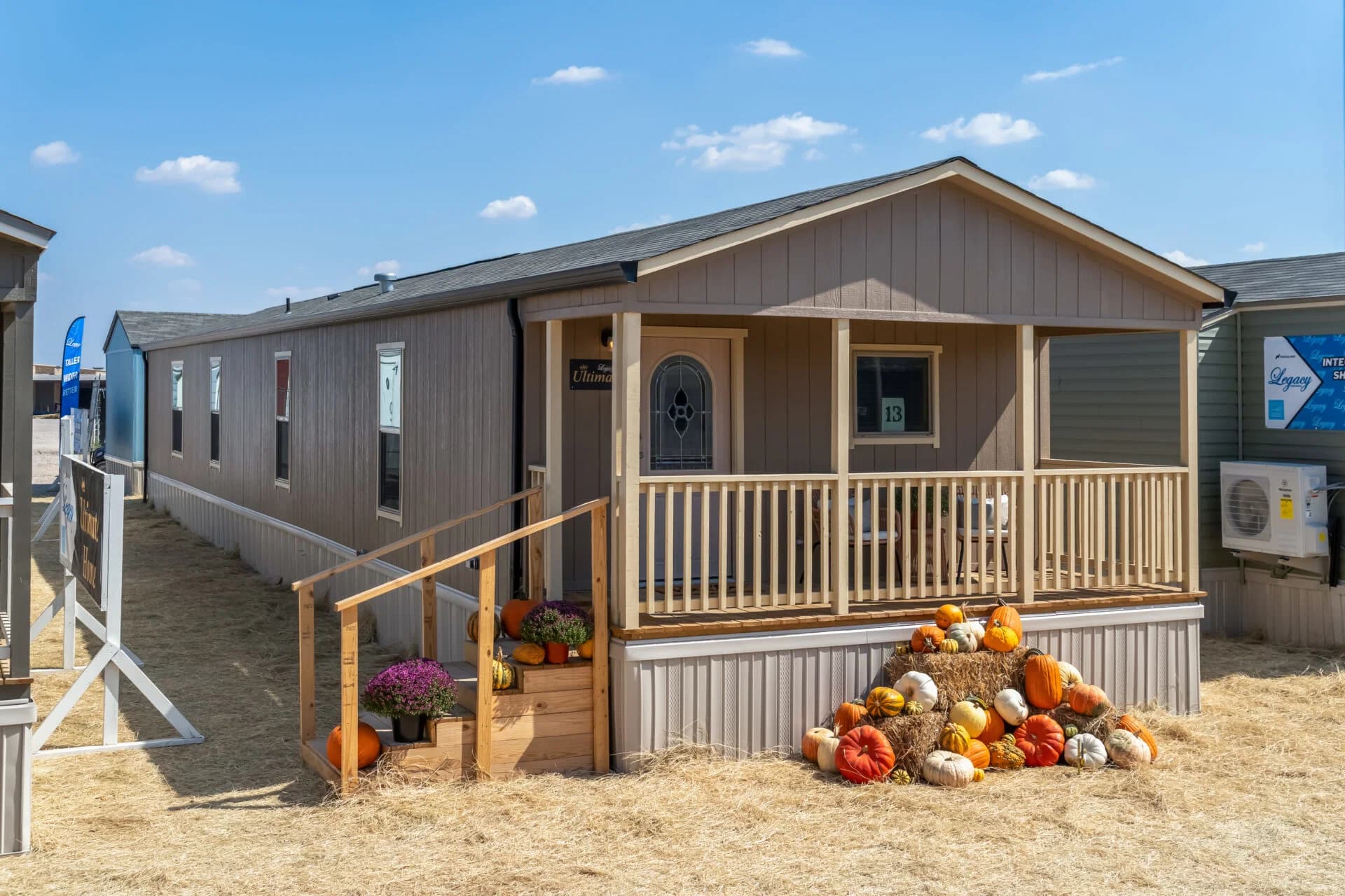 Classic c-1680-32flp elevation and exterior home features