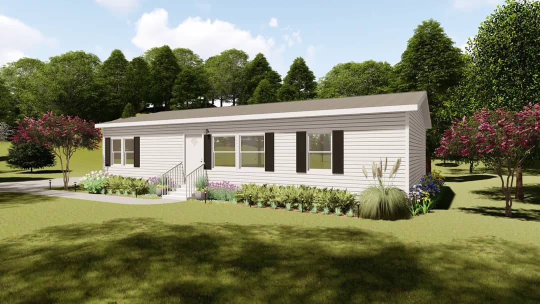 The southern farmhouse elevation and exterior home features