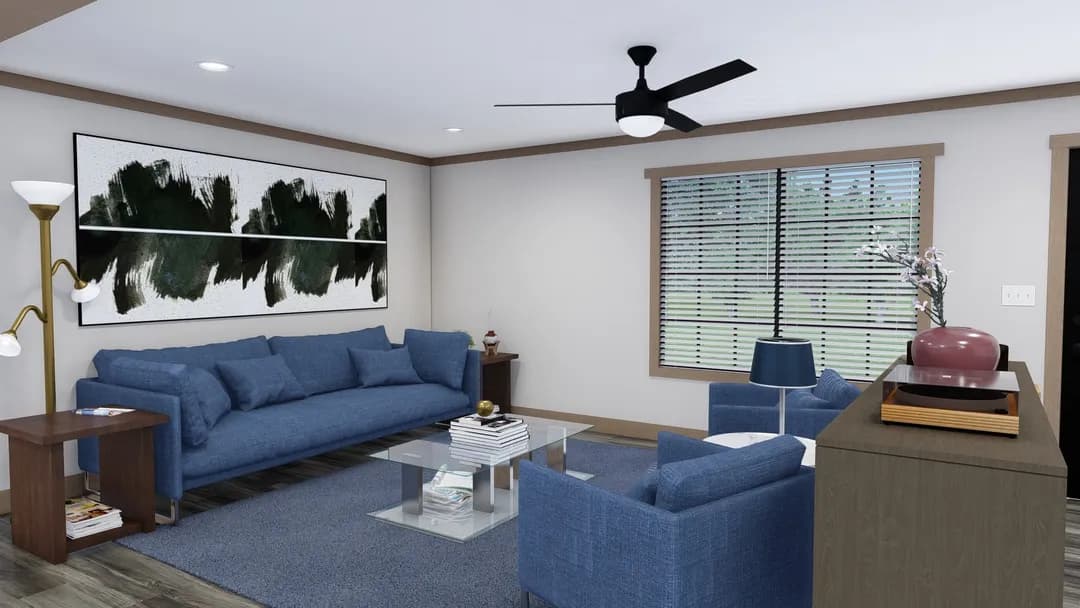 The tinsley interior home features