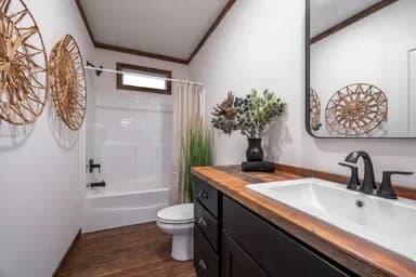 The mill house bathroom home features