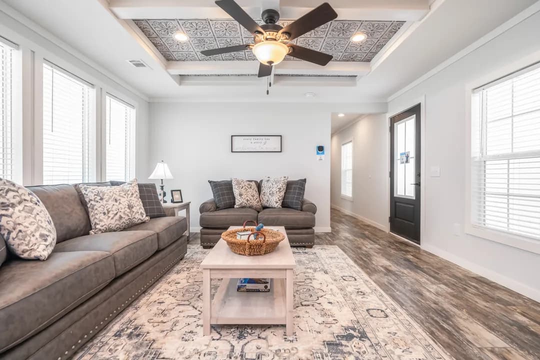 The dewey interior home features