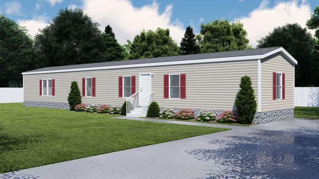 The sherman elevation and exterior home features