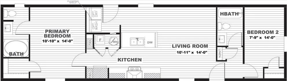 Lewis floor plan home features