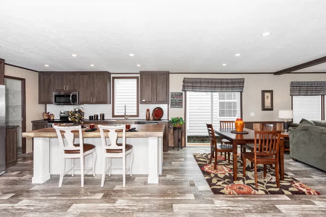 The riverway interior home features