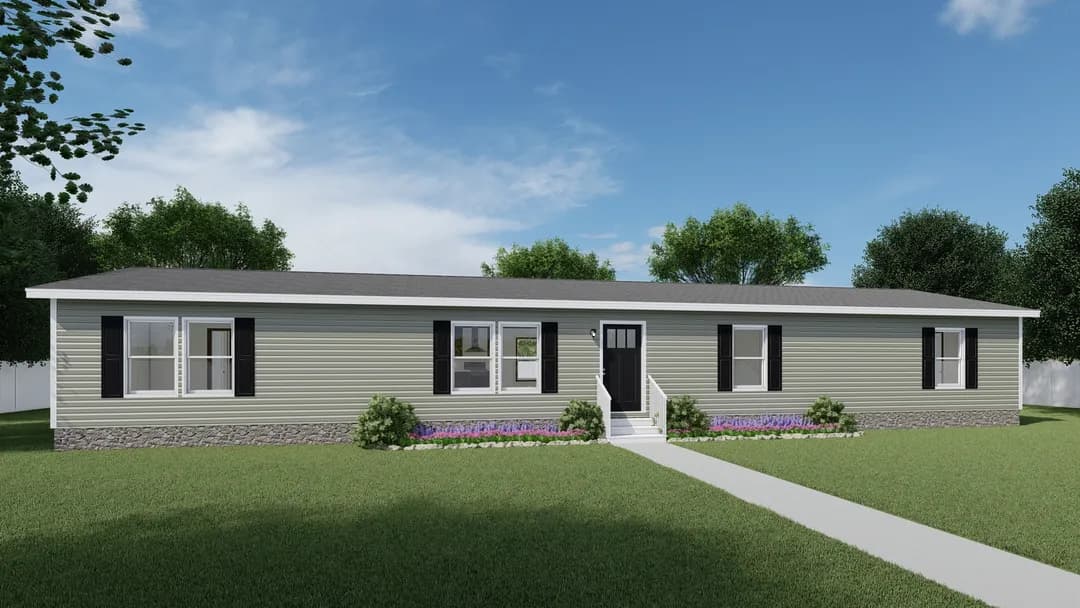 Ambition elevation and exterior home features