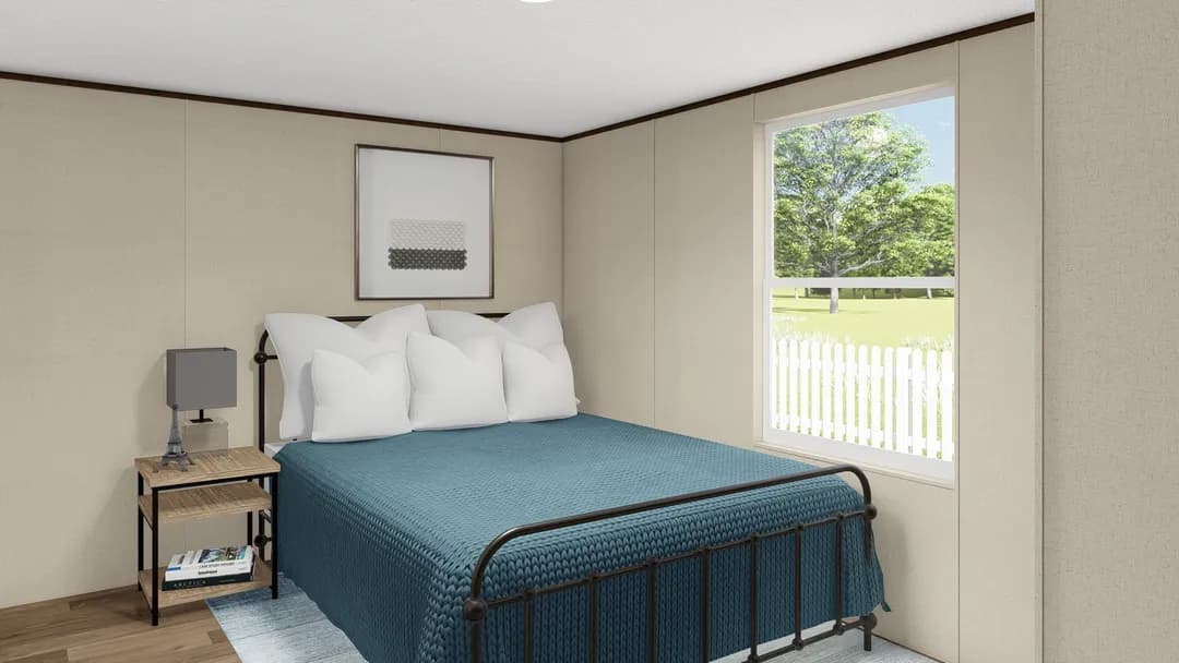 Grand bedroom home features