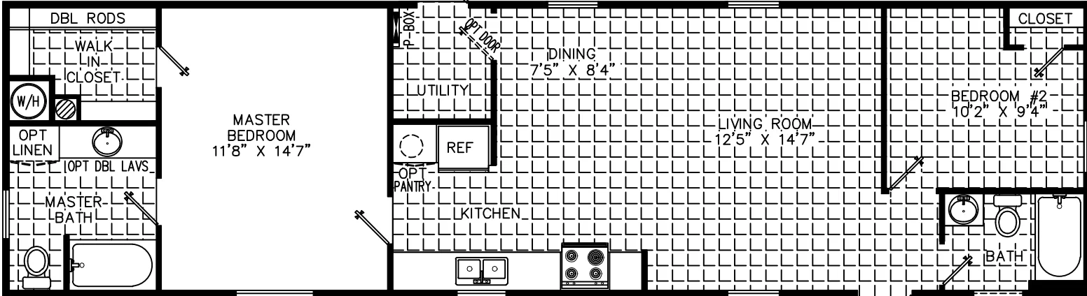Willie floor plan home features