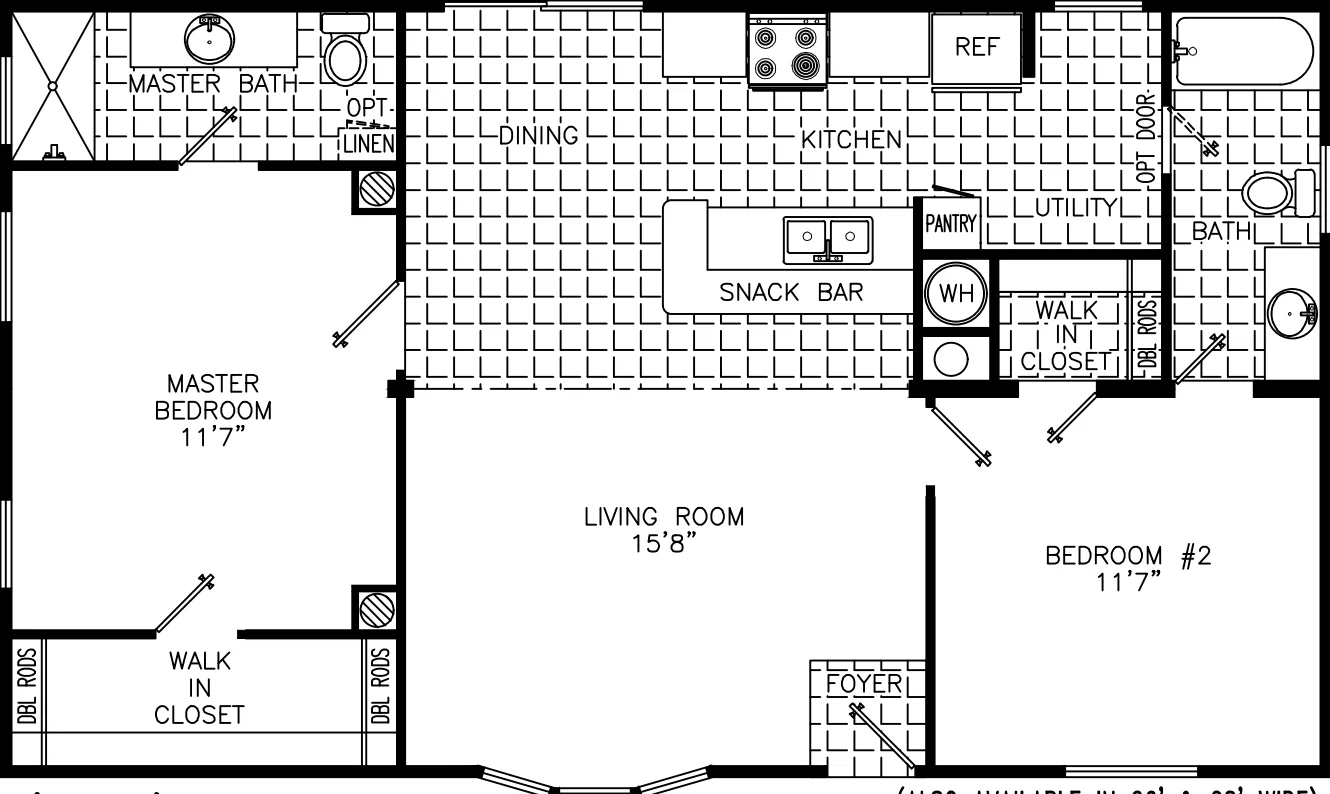 Mandy 2440 floor plan home features