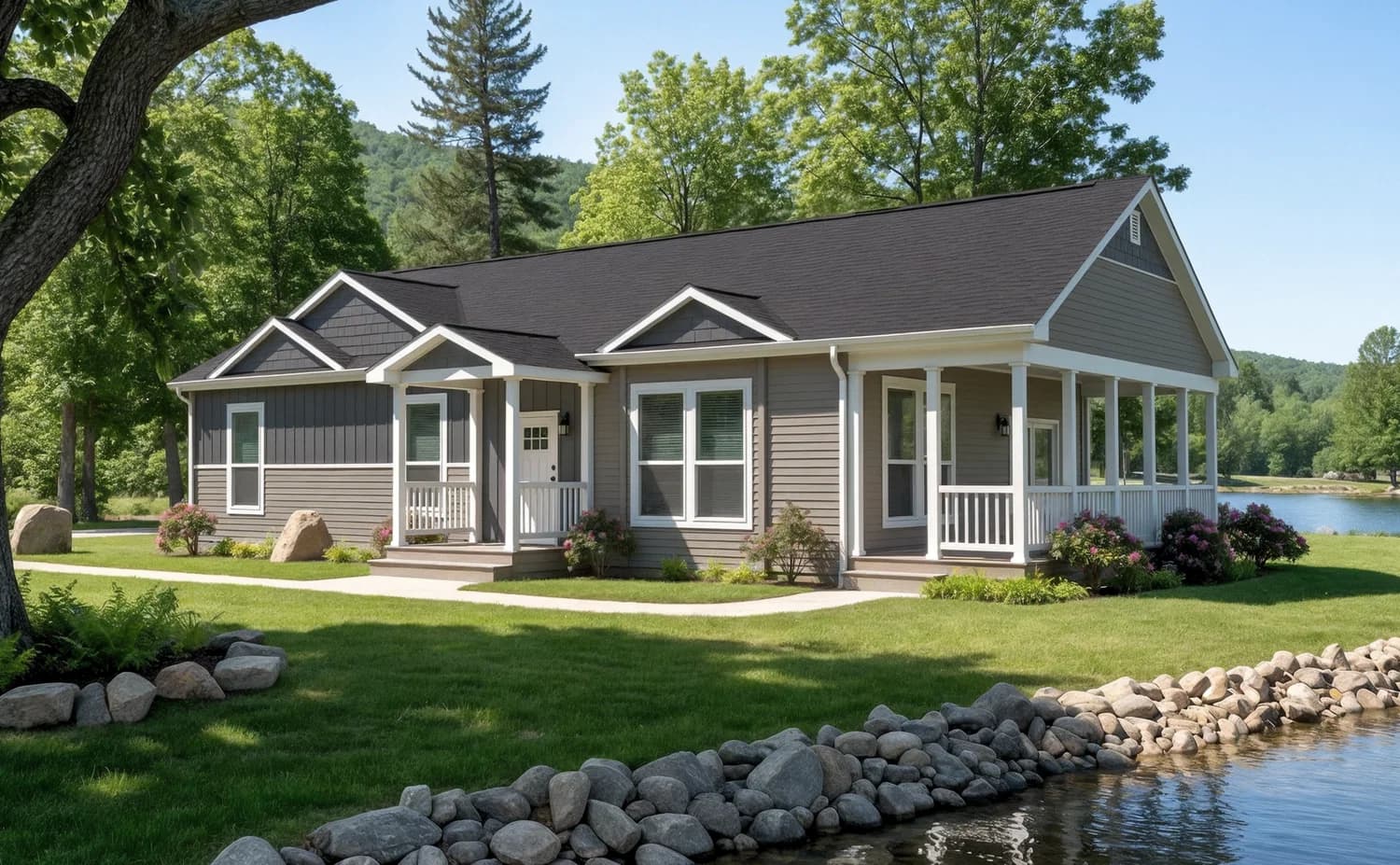 Jaxon hero, elevation, and exterior home features