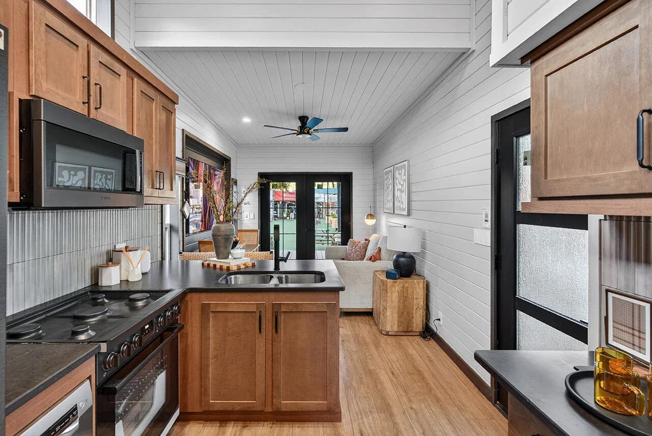 The bungalow 14491a kitchen home features
