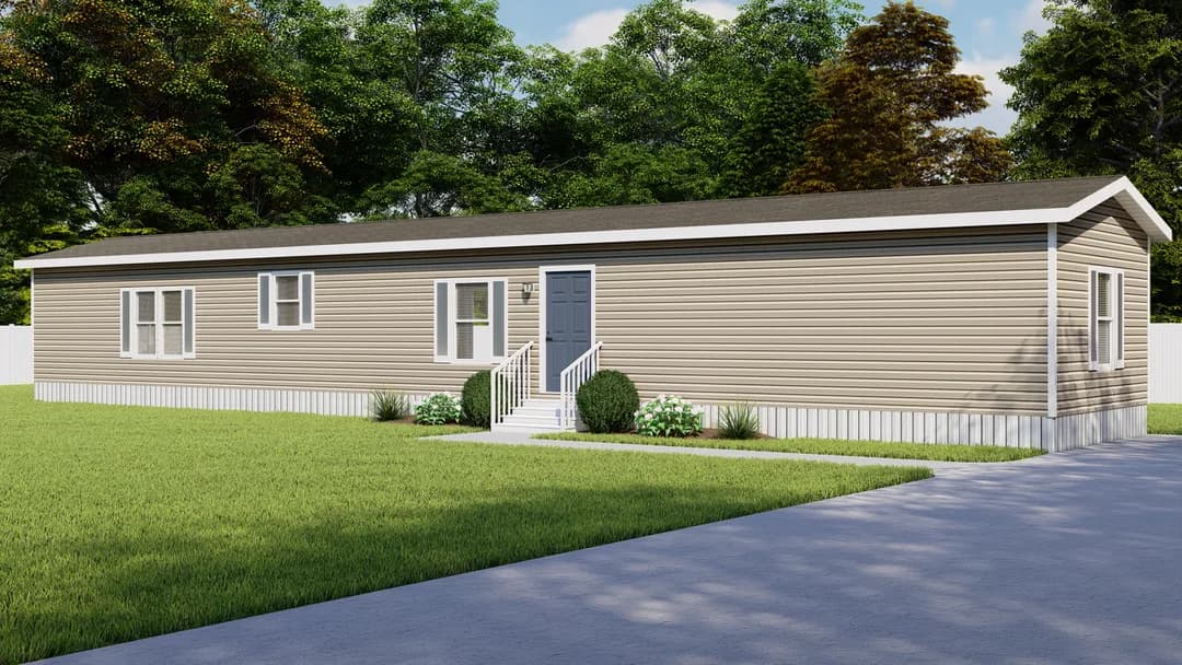 The anniversary hero, elevation, and exterior home features