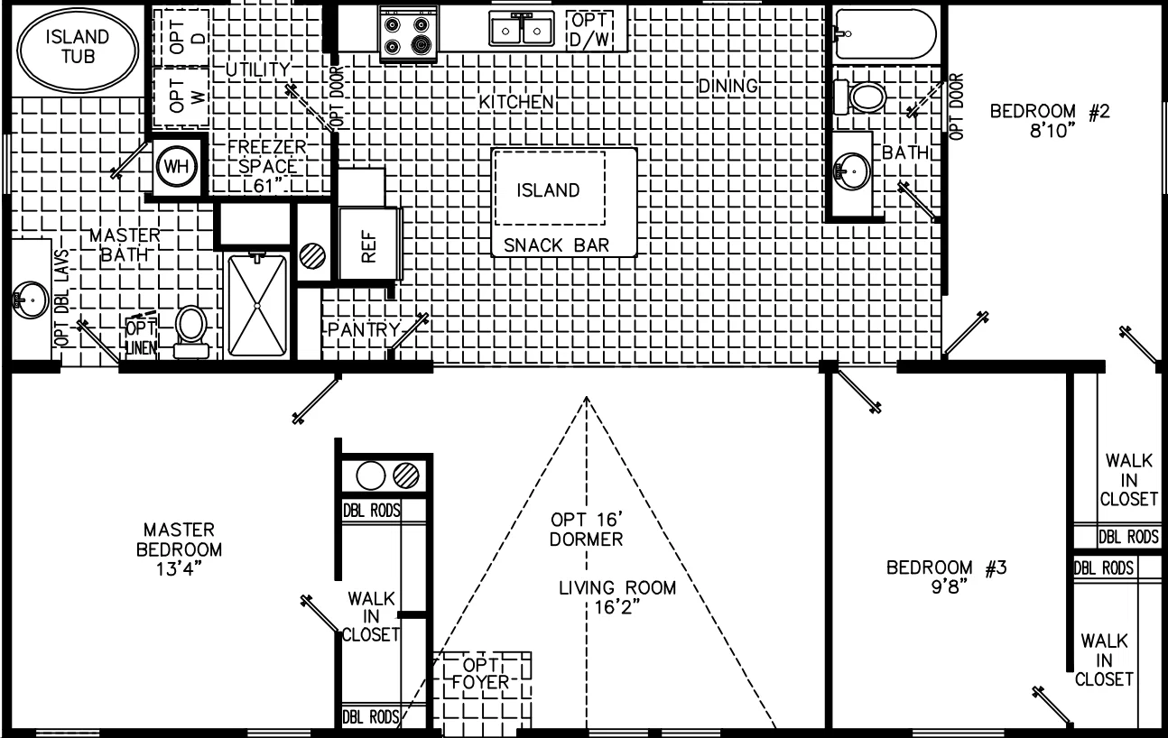 Peyton 3248 plus floor plan home features