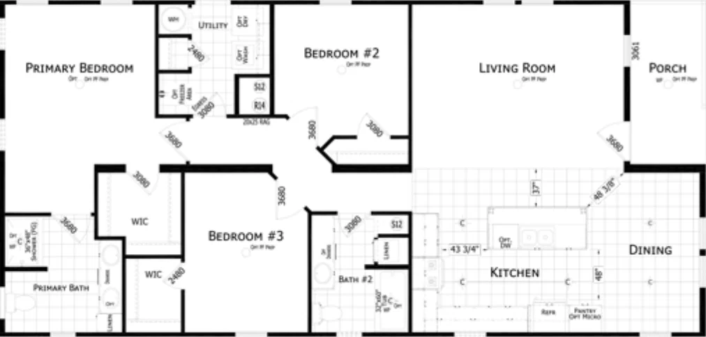 Silas floor plan home features