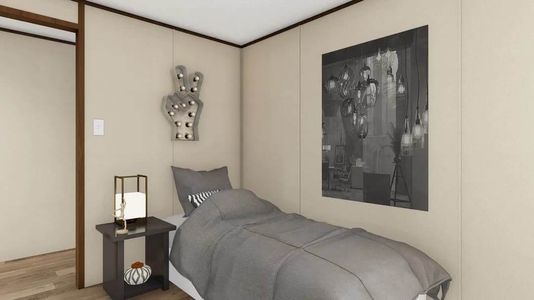 Grand bedroom home features