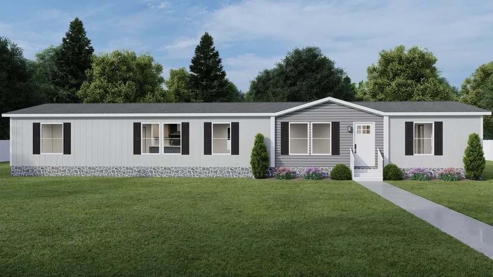 Rainier hero, elevation, and exterior home features