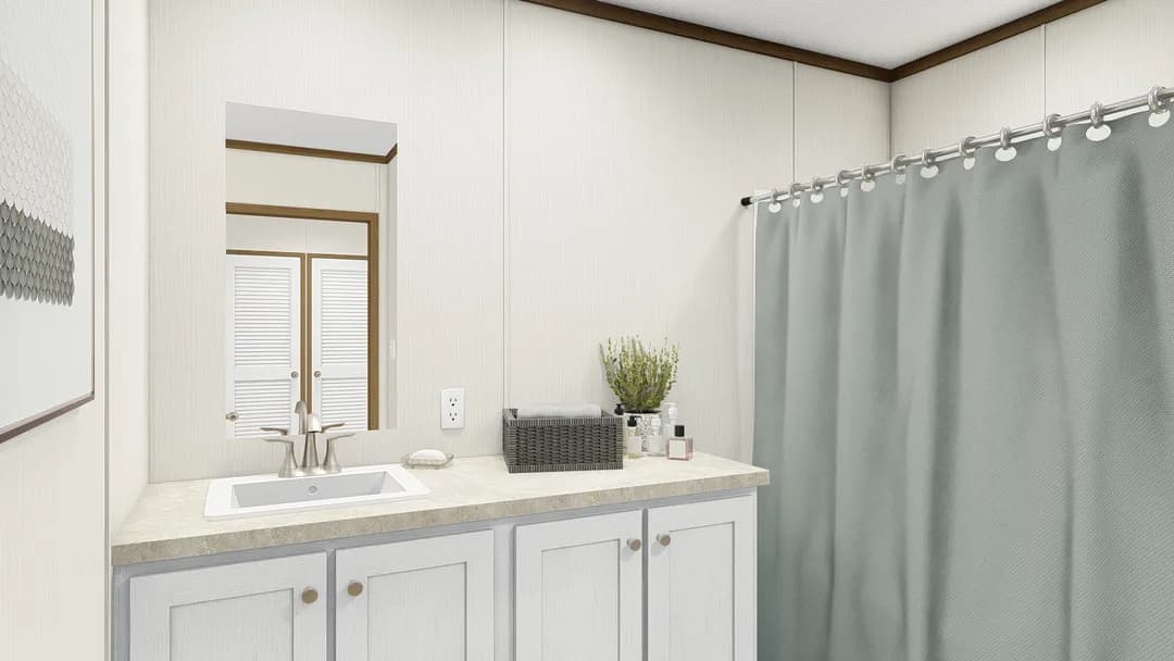 Reveal bathroom home features