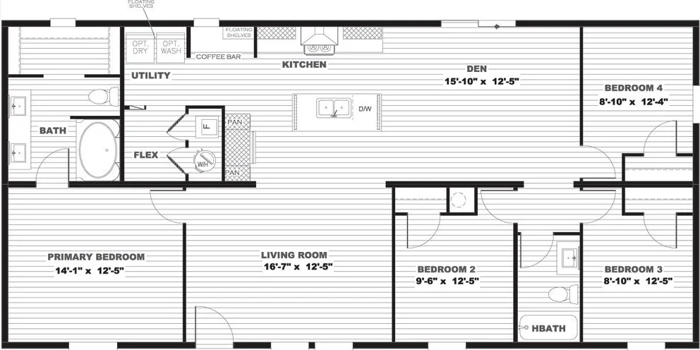Boone floor plan home features