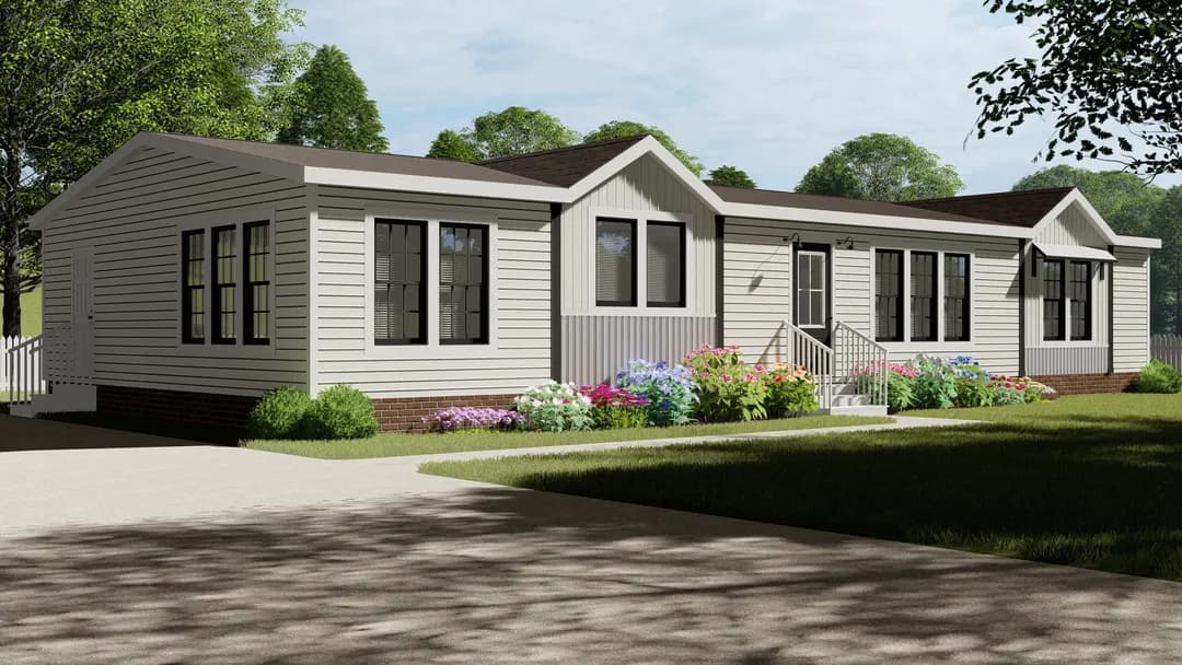 The liza jane hero, elevation, and exterior home features