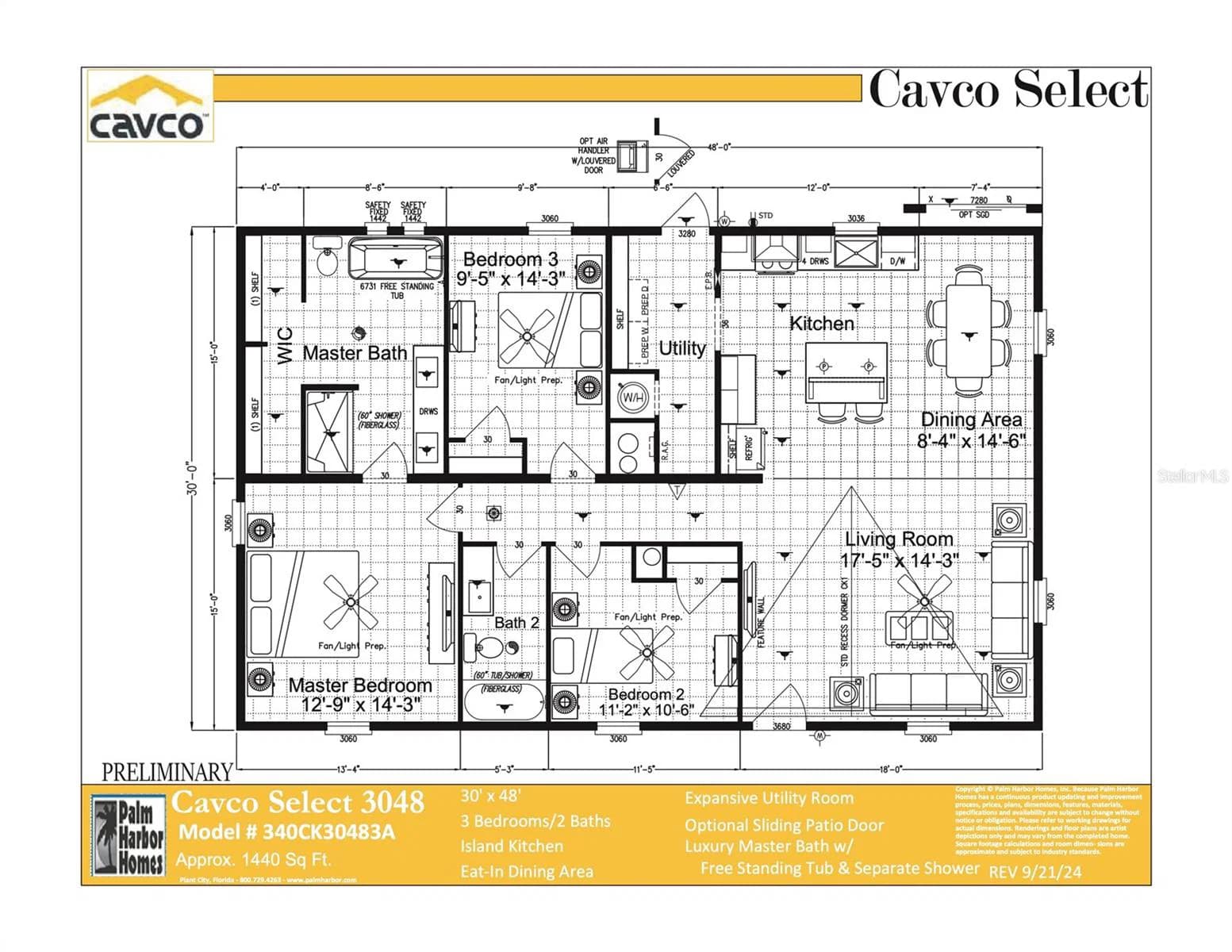 24116 armadillo rd, astor, fl 32102 (for sale) $224,982 floor plan home features