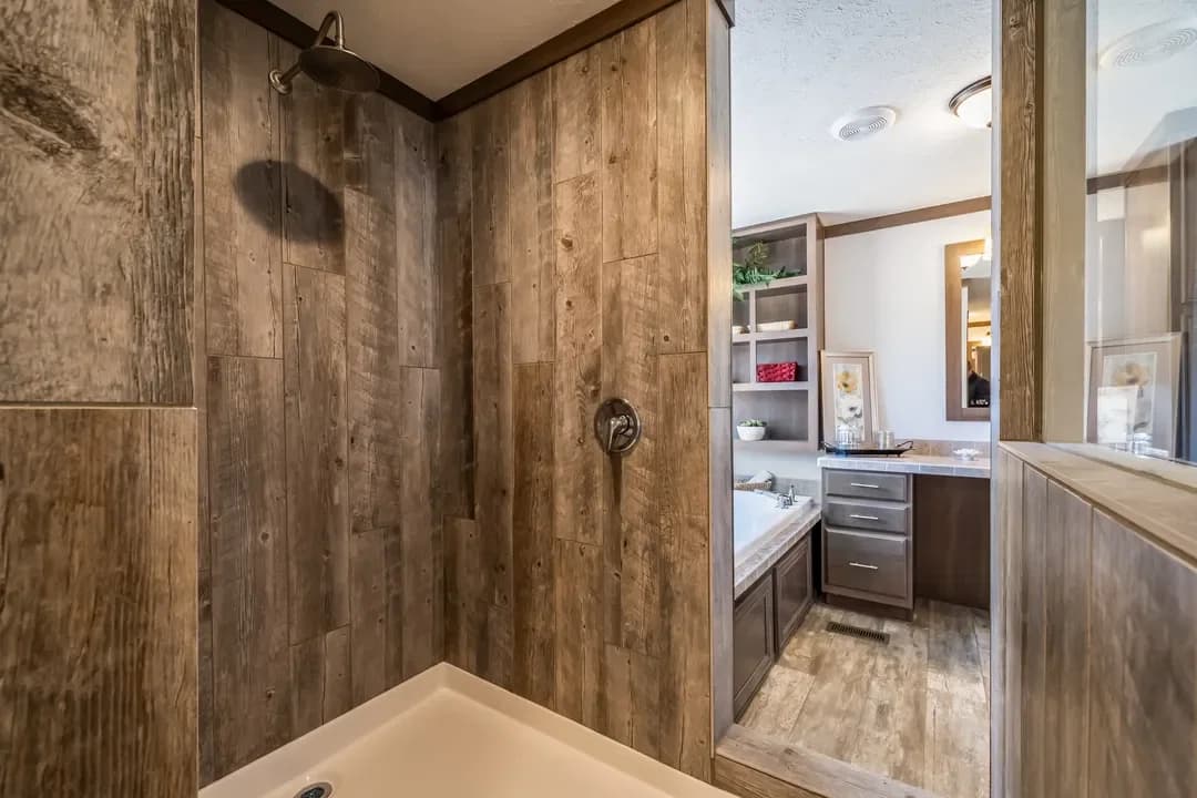 The turner bathroom home features