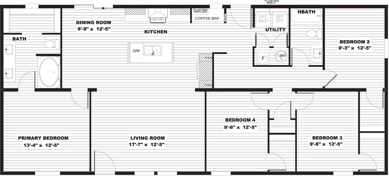 Expedition floor plan home features