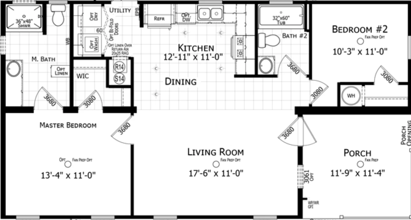 Bartram floor plan home features