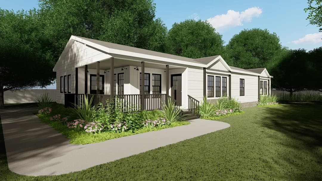 The lulamae elevation and exterior home features