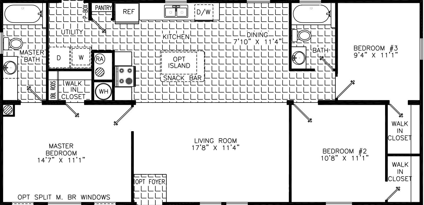Will 2448 floor plan home features