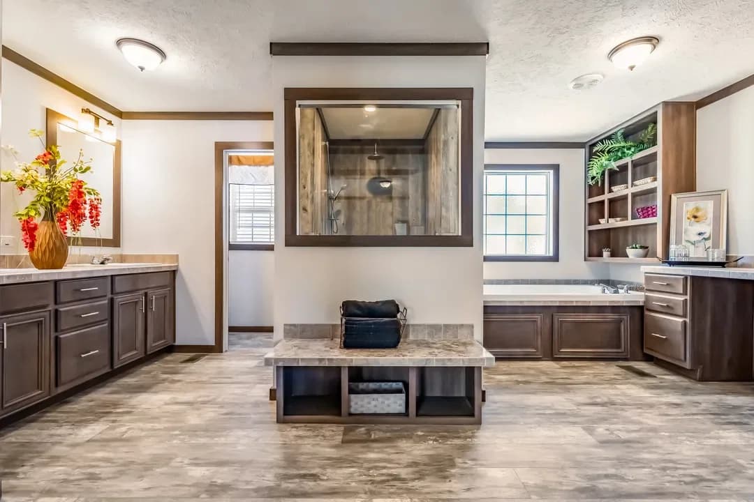 The turner bathroom home features