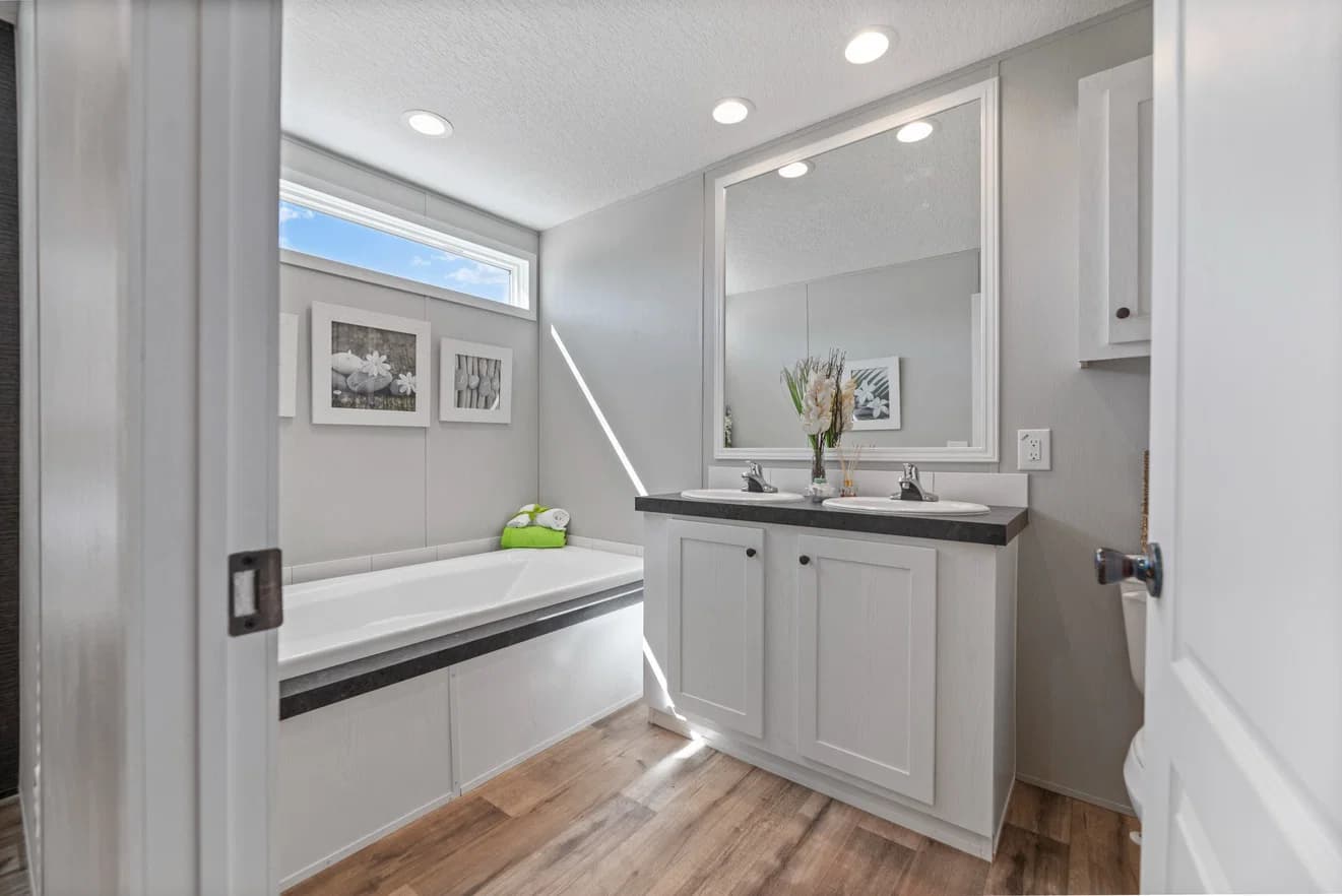 The clarke 16762c bathroom home features